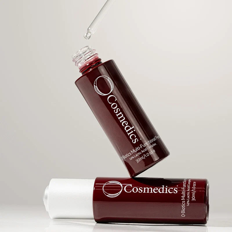 O Cosmedics Multi-Functional Peel 30ml Lactic Acid treatment for dullness, uneven texture and visible skin refinement.