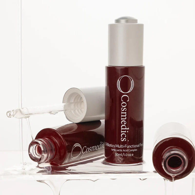 O Cosmedics Multi-Functional Peel 14% AHA PHA formula for leave-on chemical exfoliation and skin renewal.