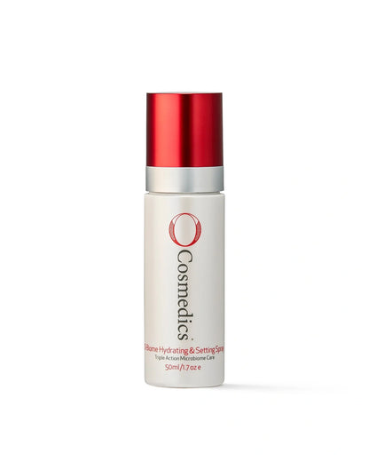 O Cosmedics O-Biome Hydrating & Setting Spray 50ml lightweight hydrating mist with OXY 229 microbiome support.
