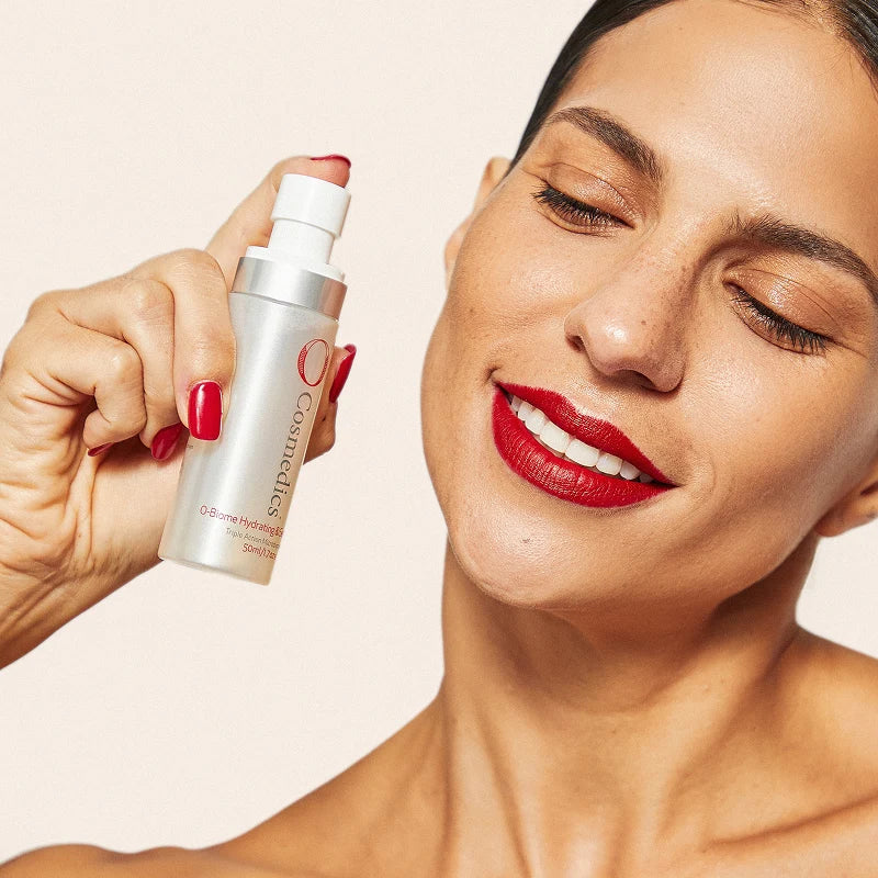 O Cosmedics O-Biome Hydrating & Setting Spray 50ml ultra-fine facial mist for lightweight hydration and makeup setting.
