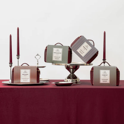 O Cosmedics The Core Four Collection luxury skincare gift collections featuring Rebalancing, Immortal, Recovery and Comfort routines for personalised skincare gifting.