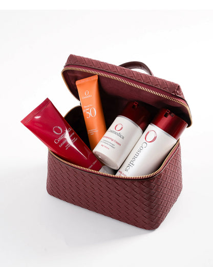 O Cosmedics The Core Four Collection Rebalancing skincare gift set with O Cosmedics Gentle Antioxidant Cleanser, O Cosmedics Exfoliating Cleanser, O Cosmedics Rebalancing Cream and O Cosmedics Mineral Pro SPF 50 Untinted.