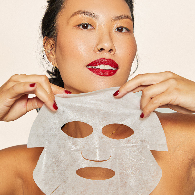 O Cosmedics V8 Peptide Sheet Mask serum treatment for softer, plumper and more refreshed-looking skin.