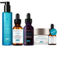 SkinCeuticals Basics Starter Kit featuring Simply Clean Gel Cleanser, C E Ferulic vitamin C serum, HA Intensifier Multi-Glycan and Triple Lipid Restore 2:4:2 moisturiser.