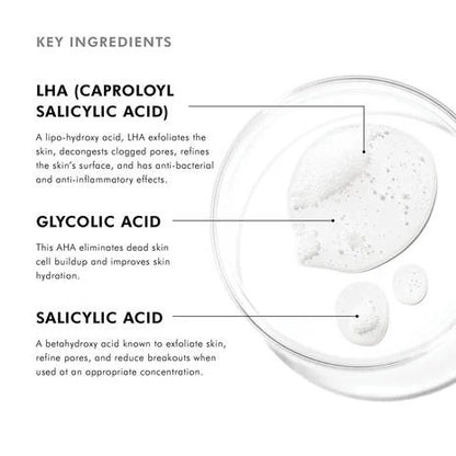 SkinCeuticals Blemish and Age Cleanser is a targeted exfoliating gel cleanser featuring a conditioning surfactant and a 12% concentration combining lipo-hydroxy acid (LHA), glycolic acid , salicylic acid, glycerin, and sorbitol, to remove excess oils and makeup, while decongesting pores and brightening skin.

Formulated for ageing skin prone to breakouts, this deep cleansing gel gently refines the visible appearance of congested pores and helps reduce blemishes without drying the skin.