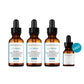 SkinCeuticals C E Ferulic Triple Pack with three 30ml vitamin C antioxidant serums for brightening, firming and environmental skin protection.