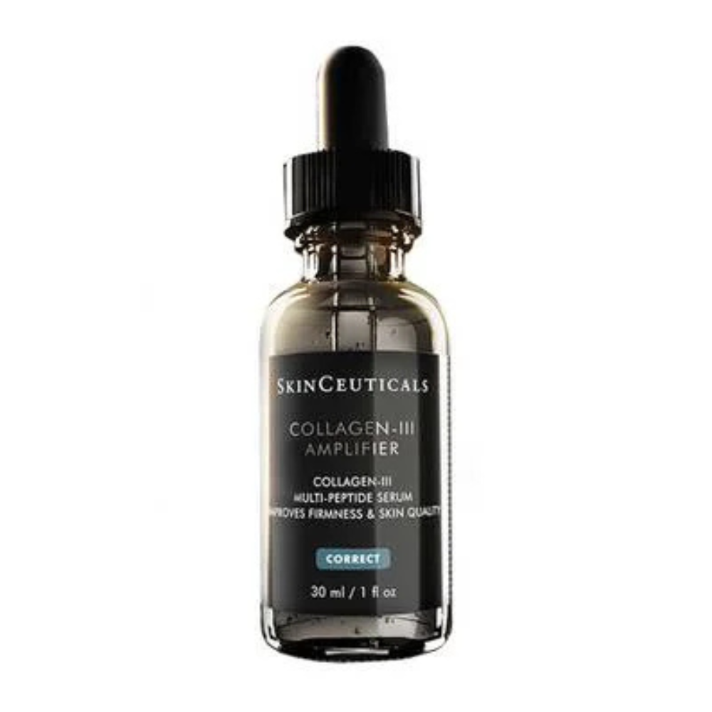 SkinCeuticals Collagen III Amplifier Serum multi-peptide collagen treatment to improve firmness, refine skin texture and reduce visible collagen loss.
