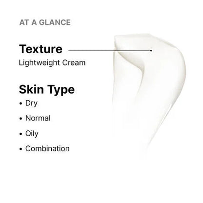 SkinCeuticals Glycolic 10 Renew Overnight lightweight cream texture for dry, normal, oily and combination skin needing overnight resurfacing.