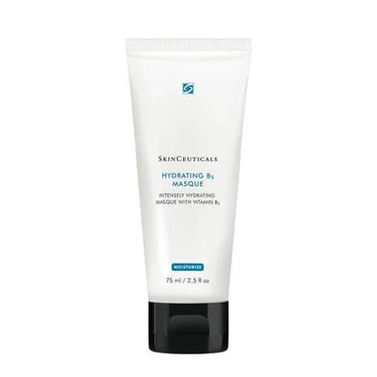 SkinCeuticals Hydrating B5 Hyaluronic Acid Facial Mask contains 1% hyaluronic acid and a rich concentration of vitamin B5 to replenish depleted moisture levels in dehydrated and tired skin.

Vitamin B5 helps moisturise, soothe and stimulate the repair of skin. The full effectiveness of vitamin B5 is achieved when the ingredient penetrates the skin.
SkinCeuticals developed this hyaluronic acid and vitamin B face mask to enable these potent ingredients to infuse deeply into the skin tissue.