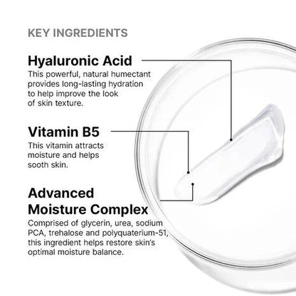SkinCeuticals Hydrating B5 Hyaluronic Acid Facial Mask contains 1% hyaluronic acid and a rich concentration of vitamin B5 to replenish depleted moisture levels in dehydrated and tired skin.

Vitamin B5 helps moisturise, soothe and stimulate the repair of skin. The full effectiveness of vitamin B5 is achieved when the ingredient penetrates the skin.
SkinCeuticals developed this hyaluronic acid and vitamin B face mask to enable these potent ingredients to infuse deeply into the skin tissue.