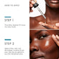 SkinCeuticals Hydrating B5 Serum replenishes the nutrients required for skin to feel smooth and appear younger. An oil-free, hydrating serum that replenishes moisture and restores radiance for a smoother complexion, this revitalising serum also harnesses the power of hyaluronic acid – the body’s natural hydrator – to assist in binding moisture to the skin. This results in a hyaluronic acid serum that, along with vitamin B5, provides powerful antioxidant protection.
