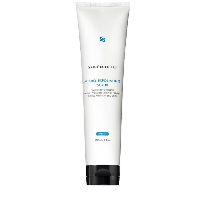 SkinCeuticals Micro-Exfoliating Scrub features a powerful 2% concentrate combination of hydrated silica, glycerin, and aloe extract to purify pores and support a strong skin moisture barrier.

Gentle enough for daily use, this exfoliating scrub provides a mild and even exfoliation to improve texture while softening and hydrating the skin.