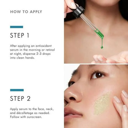 SkinCeuticals Phyto Corrective Gel Serum is a gentle calming serum formulated with hydrating hyaluronic acid and a botanical blend of cucumber, thyme, olive leaf, and other comforting ingredients, making it an ideal hydrating serum for sensitised skin. This soothing serum helps even out skin tone and promote a clear, fresh-looking complexion, without feeling too heavy on the skin.