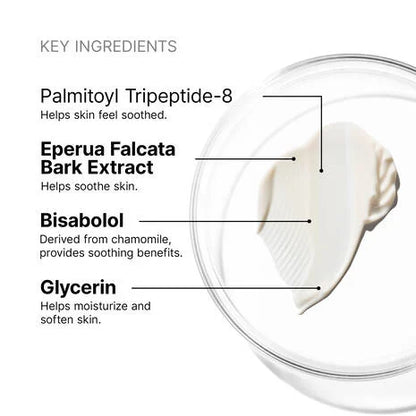 SkinCeuticals Redness Neutraliser Cream with palmitoyl tripeptide-8, eperua falcata bark extract, bisabolol and glycerin to soothe redness-prone skin.