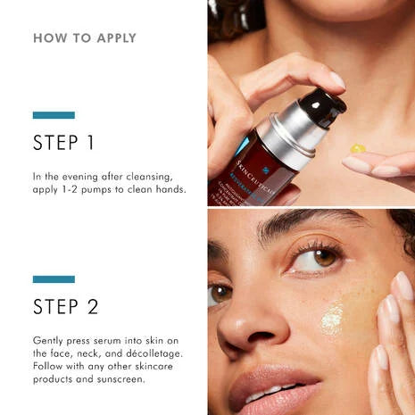 SkinCeuticals Resveratrol B E Antioxidant Night Serum is a powerful night serum that contains the unique combination of 1.0% resveratrol, 0.5% baicalin, and 1.0% pure vitamin E (alpha tocopherol). Developed for ageing, dry, combination, and sensitive skin, this concentrated anti-ageing treatment restores radiance to skin.