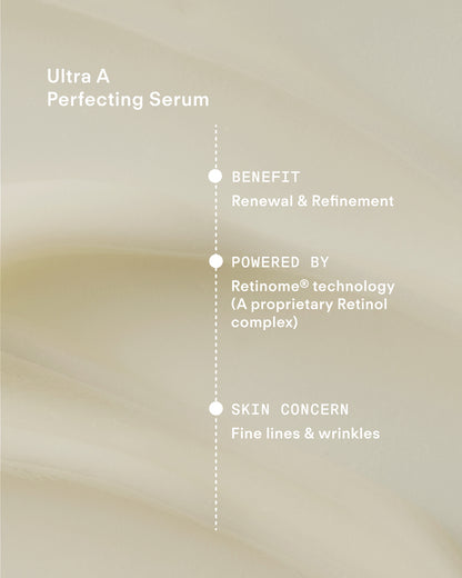 Ultraceuticals Retinome Facial Serum Mild with stabilised retinol technology for smoother skin and refined texture.