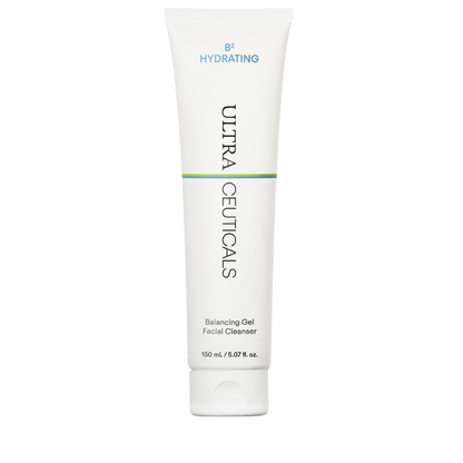 Ultraceuticals B2 Hydrating Balancing Gel Facial Cleanser for daily cleansing, makeup removal and balanced hydrated skin without a stripped finish.