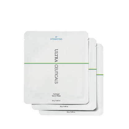 Ultraceuticals B2 Hydrating Hydrogel Serum Mask 3 Pack intensive hydration sheet masks for dry, dehydrated and moisture-depleted skin.