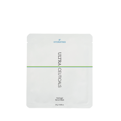 Ultraceuticals B² Hydrating Hydrogel Serum Mask Single intense hydration sheet mask for dry, dehydrated and comfort-compromised skin .