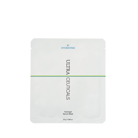 Ultraceuticals B² Hydrating Hydrogel Serum Mask Single intense hydration sheet mask for dry, dehydrated and comfort-compromised skin .