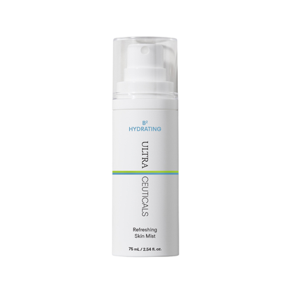 Ultraceuticals B² Hydrating Refreshing Skin Mist 75ml, lightweight facial mist with Hyaluronic Acid, Niacinamide and Panthenol for dry, dehydrated skin.