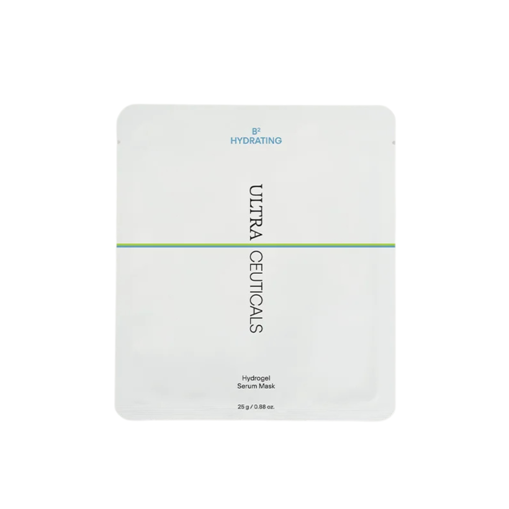 Ultraceuticals B² Hydrating Hydrogel Serum Mask (Single) intensely hydrates dry, dehydrated skin with niacinamide, panthenol and sodium hyaluronate for softer, smoother, more comfortable skin.