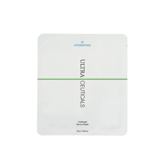 Ultraceuticals B² Hydrating Hydrogel Serum Mask (Single) intensely hydrates dry, dehydrated skin with niacinamide, panthenol and sodium hyaluronate for softer, smoother, more comfortable skin.