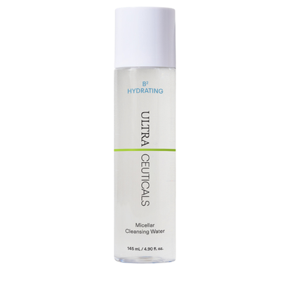 Ultraceuticals B² Hydrating Micellar Cleansing Water 145ml gentle no-rinse cleanser with niacinamide and panthenol for sensitive, dehydrated skin.