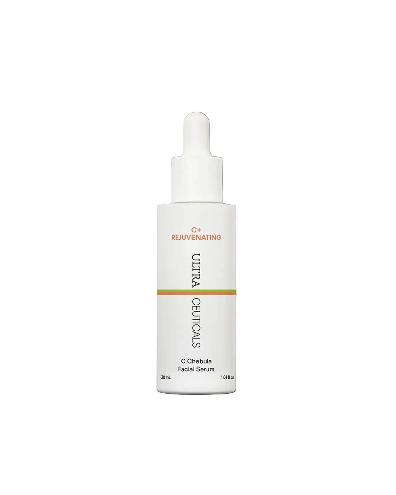 Ultraceuticals C+ Rejuvenating C Chebula Facial Serum for visibly firmer, brighter and more radiant skin.