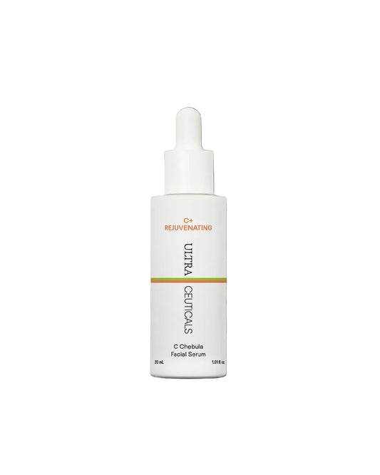 Ultraceuticals C+ Rejuvenating C Chebula Facial Serum for visibly firmer, brighter and more radiant skin.