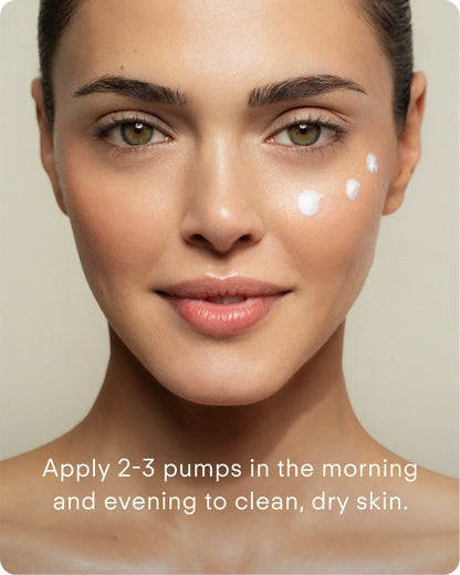 Apply Ultraceuticals Calm Restore R.E.D Corrective Facial Serum morning and evening to clean dry skin for redness correction and sensitive skin support.