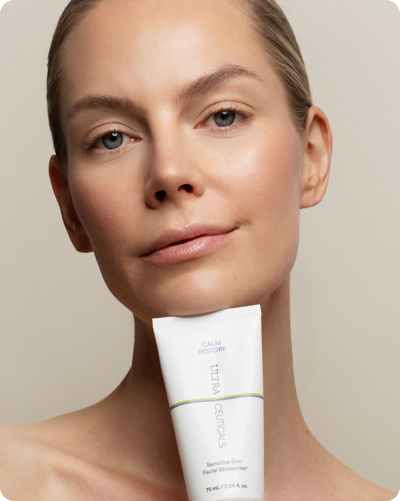Ultraceuticals Calm Restore Sensitive Skin Facial Moisturiser for dry sensitive skin, barrier support and lasting comfort.