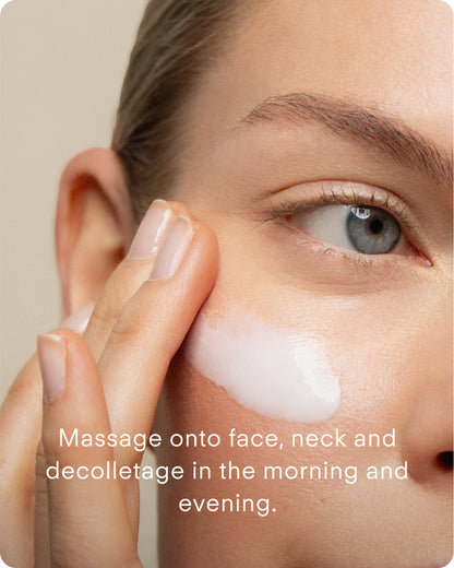 Ultraceuticals Lumi Bright 3 in 1 Brightening Facial Moisturiser for daily brightening and hydration, applied morning and evening.