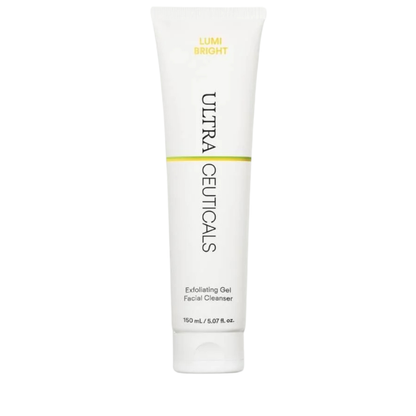 Ultraceuticals Lumi Bright Exfoliating Gel Facial Cleanser brightening exfoliating cleanser for smoother skin texture, clearer pores and a more radiant even-looking complexion.