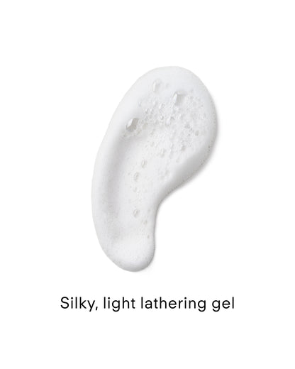 Ultraceuticals Lumi Bright Foaming Facial Cleanser silky foaming gel texture for gentle makeup removal and daily brightening cleansing.