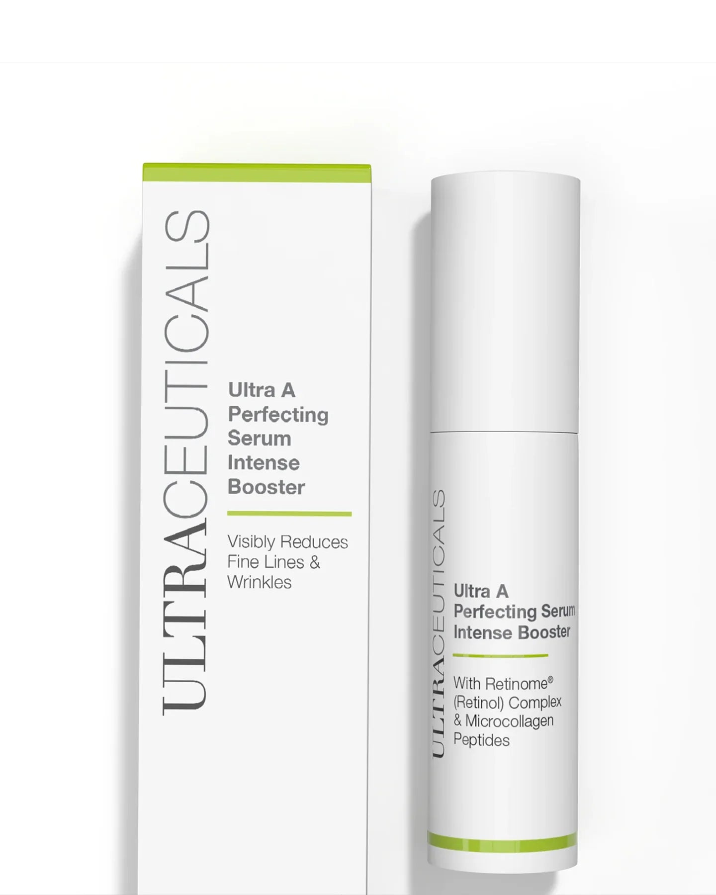 Ultraceuticals Ultra A Perfecting Serum Intense Booster high-strength retinol serum for wrinkles, fine lines and advanced skin renewal.