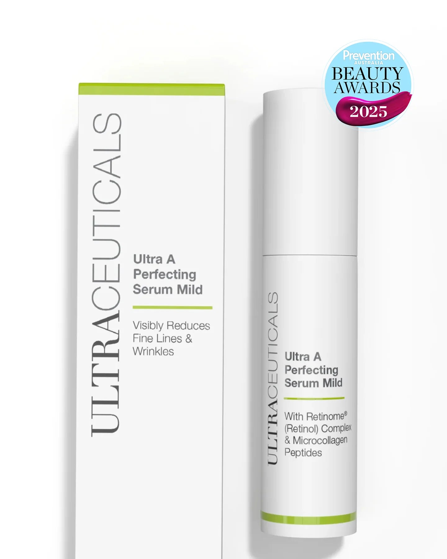 Ultraceuticals Ultra A Perfecting Serum Mild beginner retinol serum for fine lines, skin texture, early ageing and smoother firmer-looking skin.