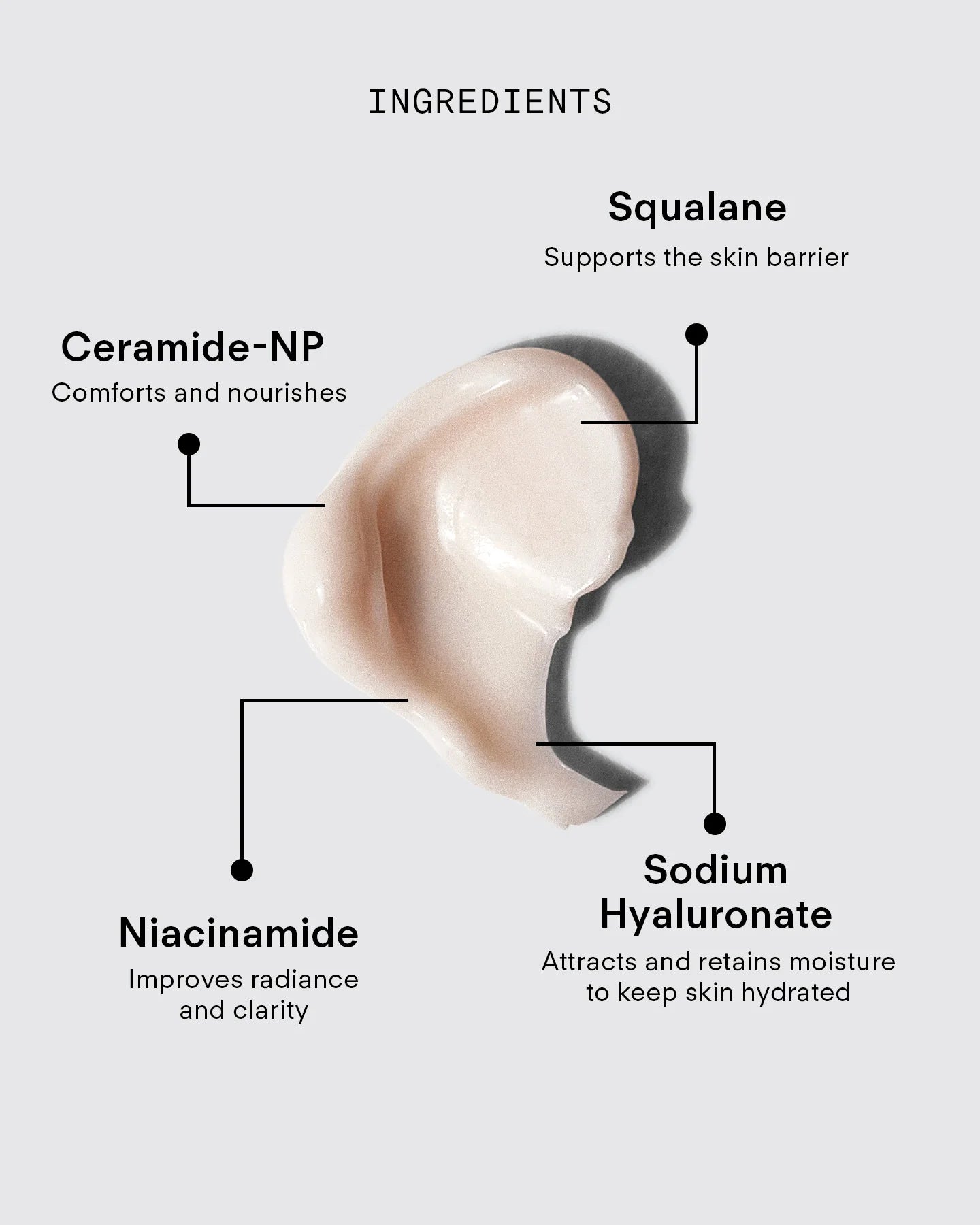 Ultraceuticals Ultra Brightening Moisturiser Cream with niacinamide, ceramide NP, squalane and sodium hyaluronate to support skin barrier function, improve clarity and boost hydration.