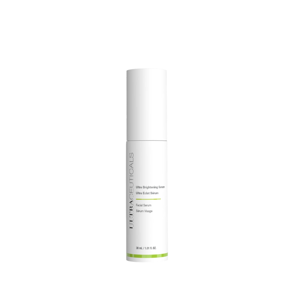 Ultraceuticals Ultra Brightening Serum brightening corrective serum for dark spots, discolouration, uneven skin tone and visible radiance.