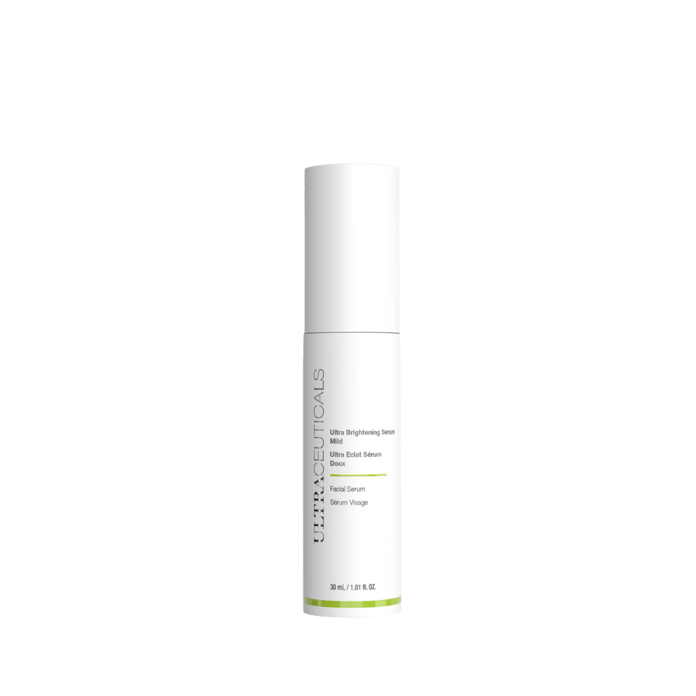 Ultraceuticals Ultra Brightening Serum Mild gentle brightening serum for dull skin uneven tone early discolouration and visible radiance.