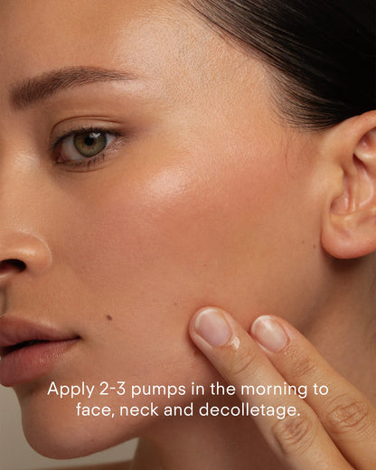 Ultraceuticals Ultra C Firming Concentrate how to use in the morning on face neck and decolletage.