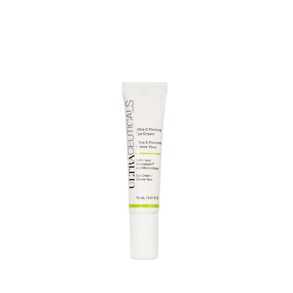 Ultraceuticals Ultra C Firming Eye Cream vitamin C eye cream for firmness elasticity brightness and fine line support around the eye area.