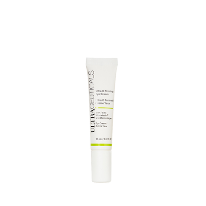 Ultraceuticals Ultra C Firming Eye Cream vitamin C eye cream for firmness elasticity brightness and fine line support around the eye area.