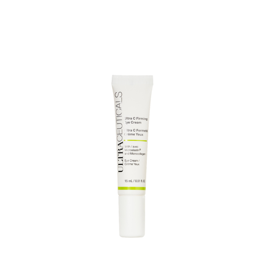 Ultraceuticals Ultra C Firming Eye Cream vitamin C eye cream for firmness elasticity brightness and fine line support around the eye area.