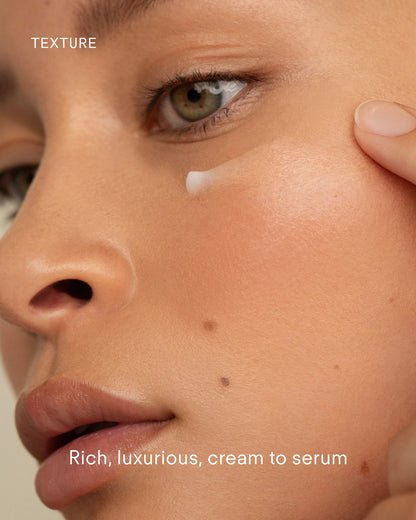 Ultraceuticals Ultra DNA³ Complex Recovery Night Cream rich cream to serum texture for overnight nourishment hydration and smoother softer skin.
