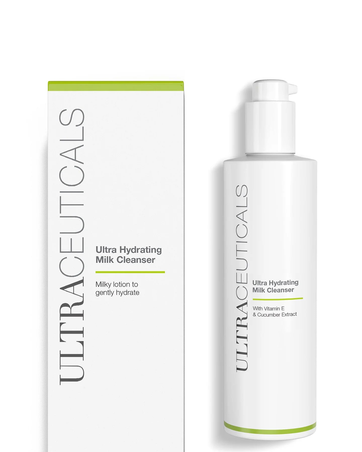 Ultraceuticals Ultra Hydrating Milk Cleanser rich milky cleanser for dry skin, makeup removal and daily barrier-supportive cleansing.