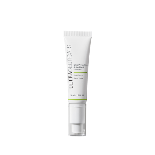 Ultraceuticals Ultra Protective Antioxidant Complex antioxidant serum for daily environmental protection, skin resilience and visible radiance.