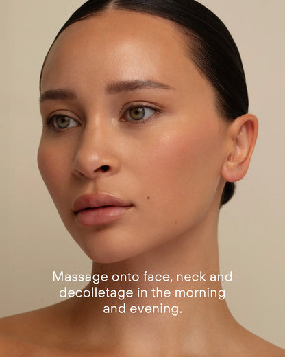 Ultraceuticals Ultra Rich Moisturiser Cream how to use morning and evening on face neck and decolletage for dry skin hydration.