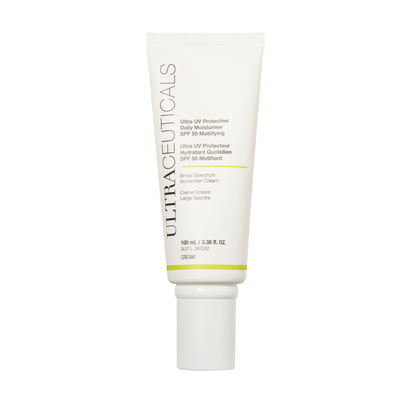 Ultraceuticals Ultra UV Protective Daily SPF 50 Mattifying broad-spectrum sunscreen for oily and combination skin with lightweight daily SPF 50 protection and matte finish.
