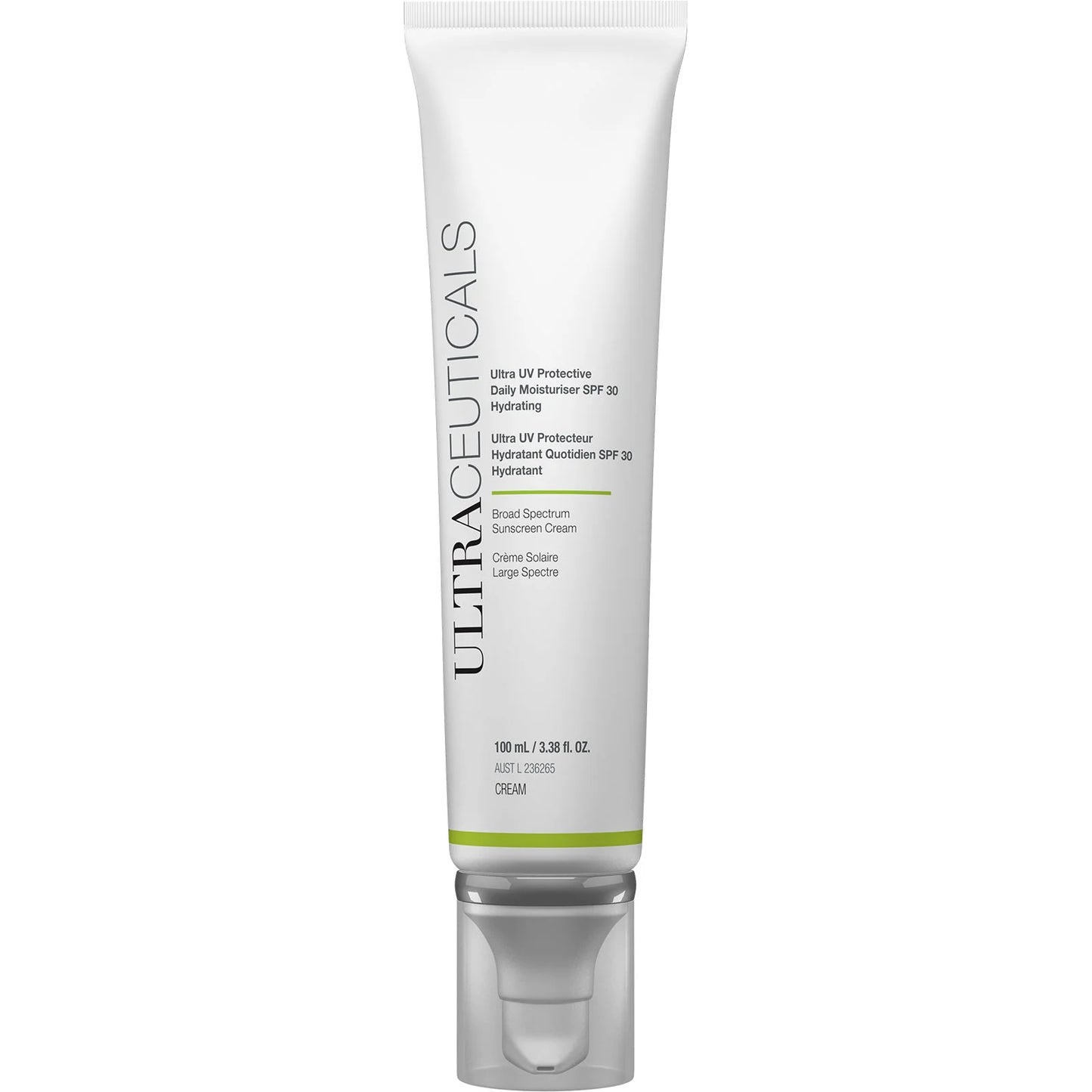 Ultraceuticals Ultra UV Protective Daily SPF 30 Hydrating broad-spectrum daily sunscreen with lightweight hydration for normal to dry and combination skin.